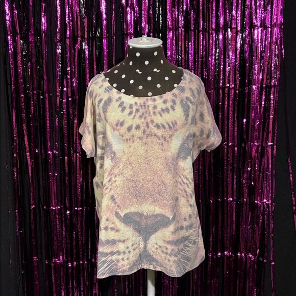 Giant Cheetah Face Shirt - Picture 1 of 1